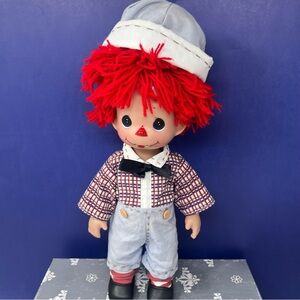 Simon & Schuster Raggedy Andy 12” Hard Plastic Doll